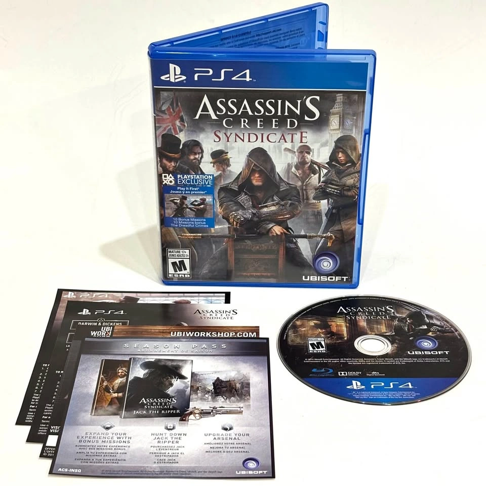 Assassin’s Creed Syndicate with Unused DLC - PS4 - Mint Conditio