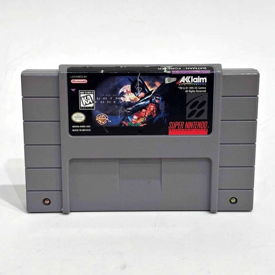 Nintendo SNES Games - Batman Forever, Aaahh!!! Real Monsters, St