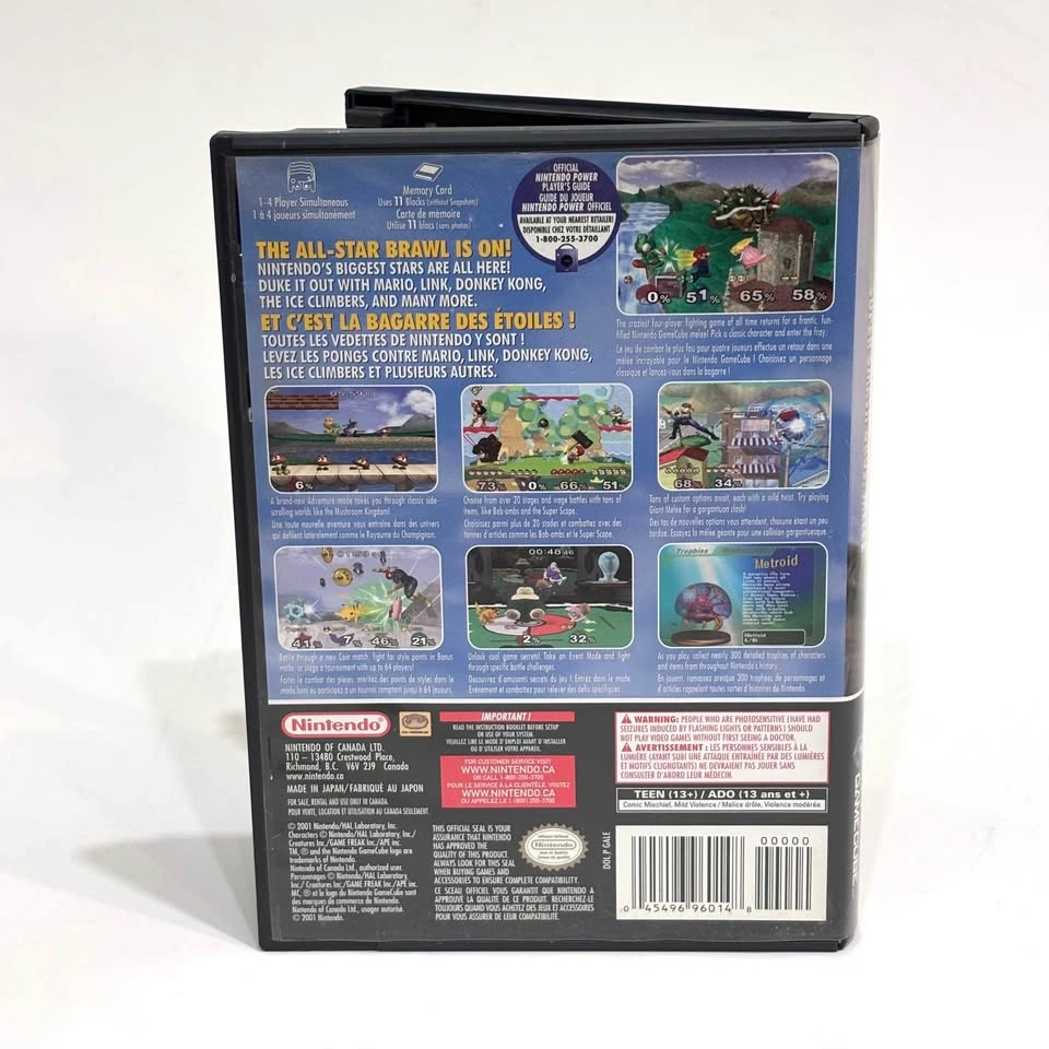 Super Smash Bros Meele - Nintendo GameCube - Mint Condition - photo 3