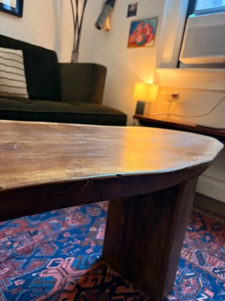 Solid Wood Live Edge Bench / Coffee Table - photo 4