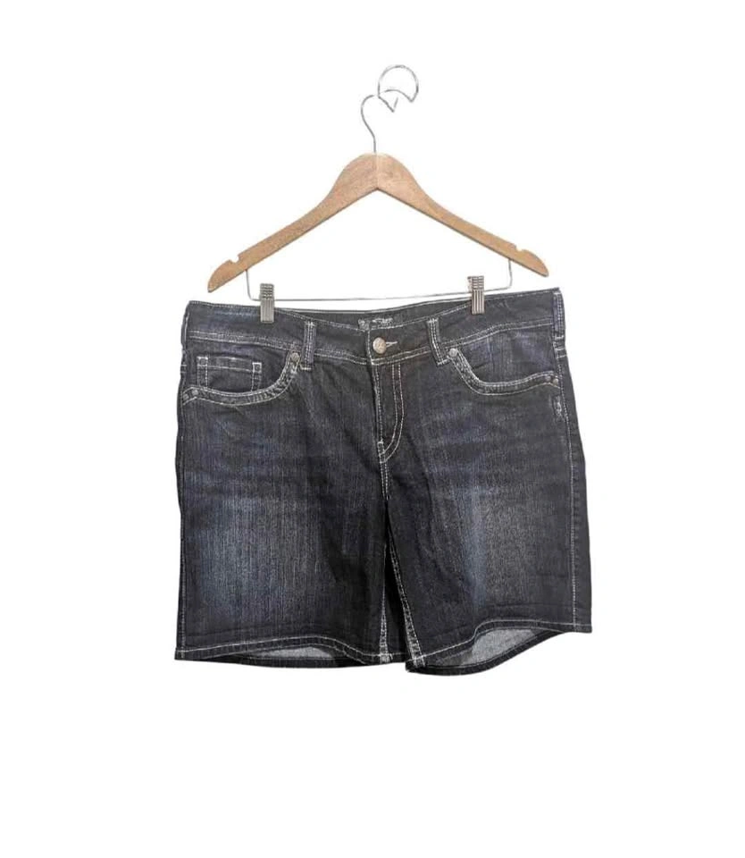 SUKI (18) Silver Jeans Shorts