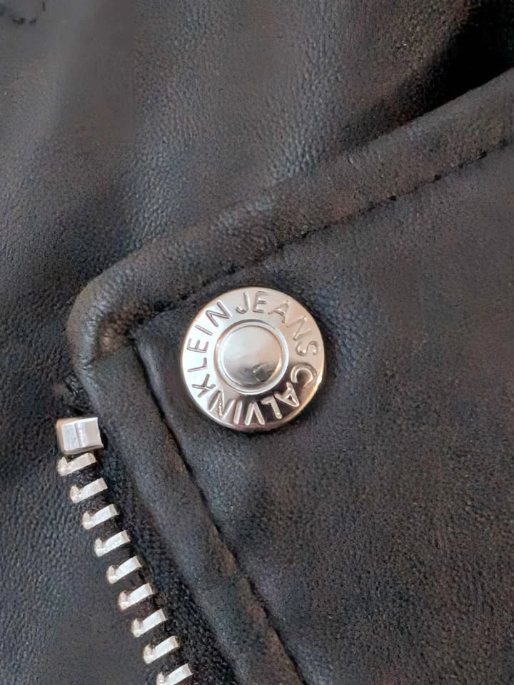 XS CK Women's Leather Jacket - photo 3