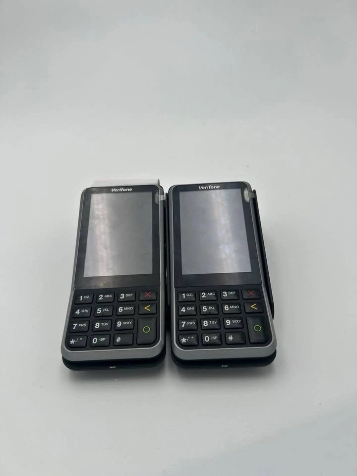 Lot of 2 Verifone V240m Portable Credit Card Terminals