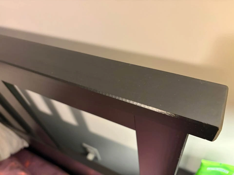 IKEA HEMNES King Bed Frame (Black-Brown) - photo 4