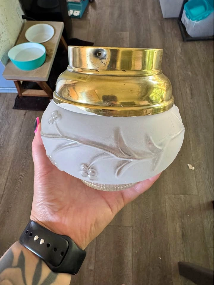Vintage Light Fixtures (two)