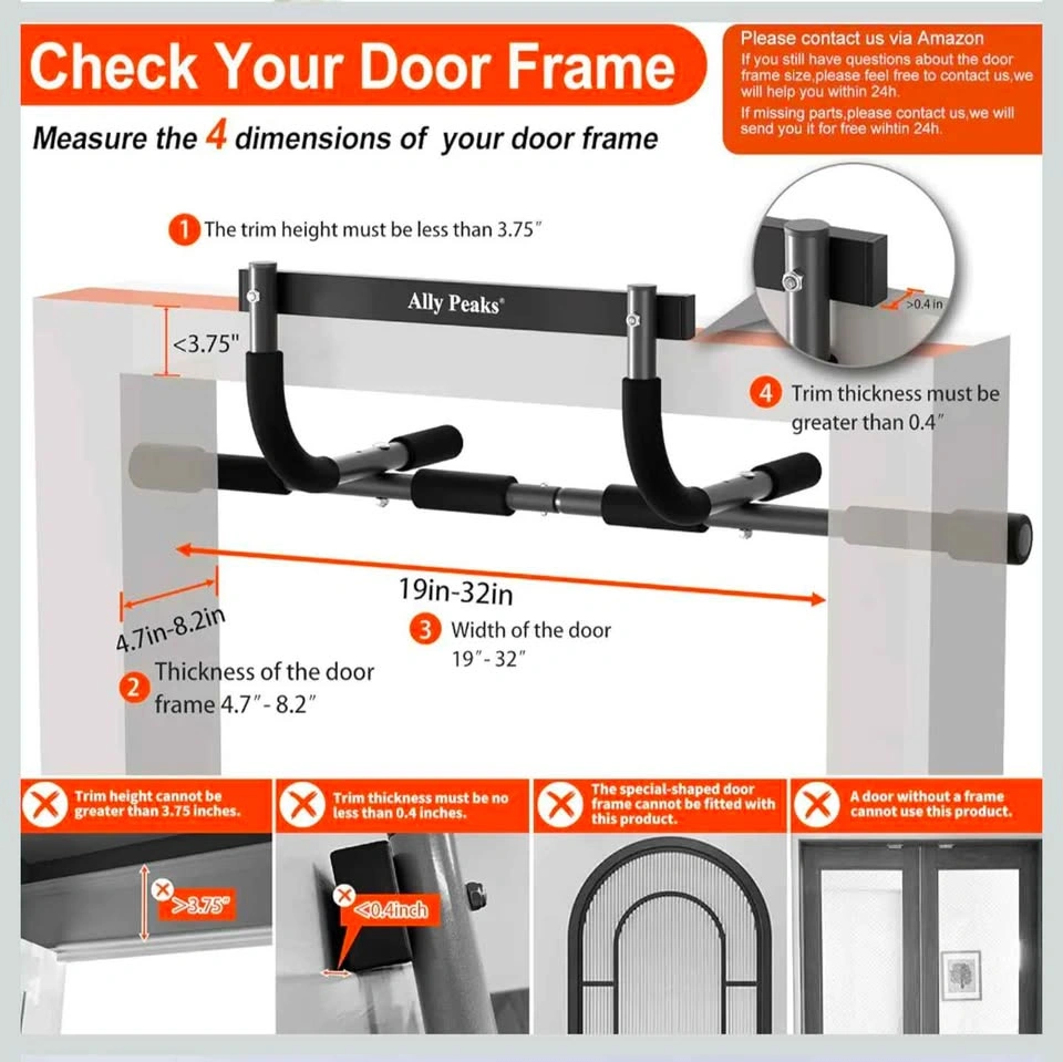 Pull Up Bar for Doorway | Thickened Steel - photo 4