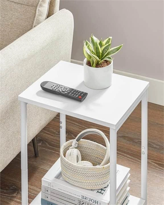 Set of 2 White Side Tables - photo 4