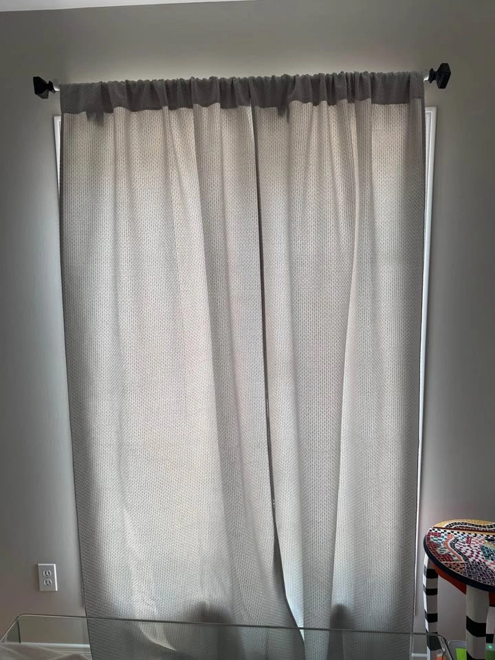 curtains with extendable rod - photo 2