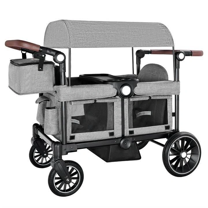 2-Seater Stroller Wagon with Canopy