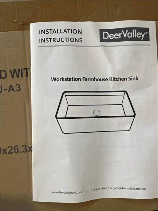 DeerValley Farmhouse Workstation Sink - photo 5