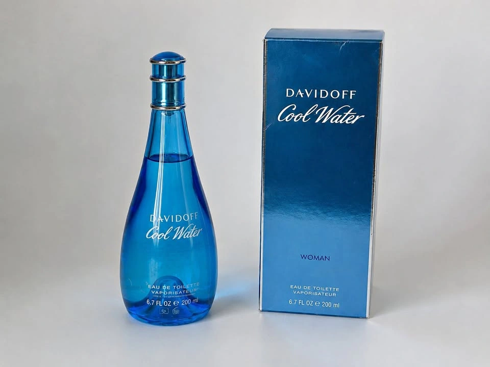 Davidoff Cool Water Woman EDT 200ml – Nearly Full with Box