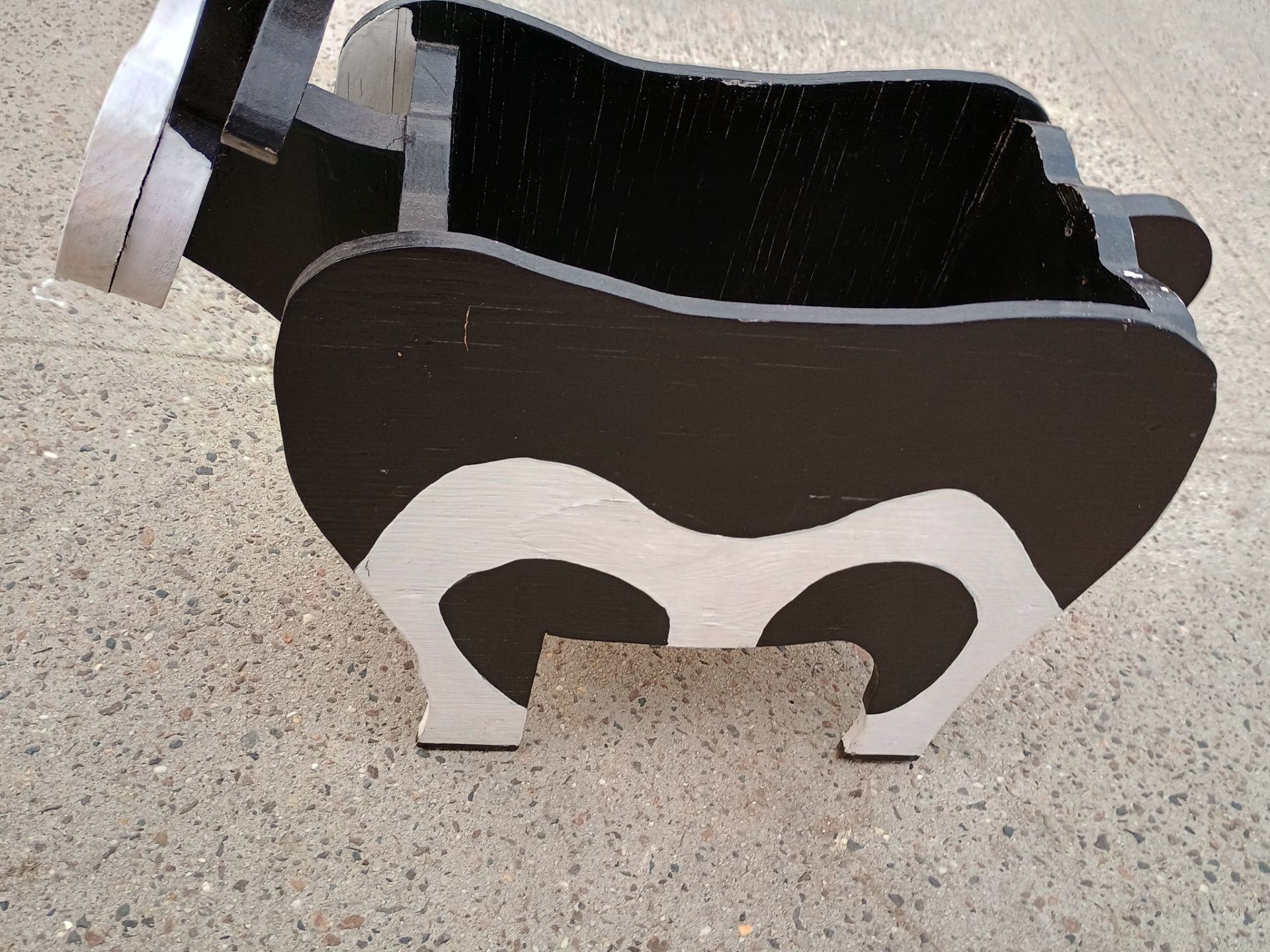 Cow Wooden Planter/Organizer/Holder - photo 3