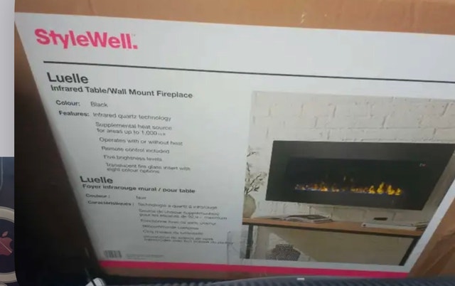 42 in wall mount electric fireplace heater