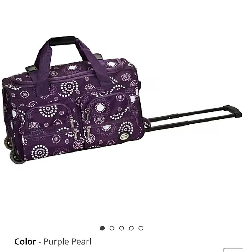 Brand new Everything Mary Rolling Craft Bag - Purple Pearl