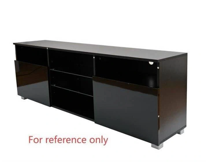Black TV Stand Entertainment Center