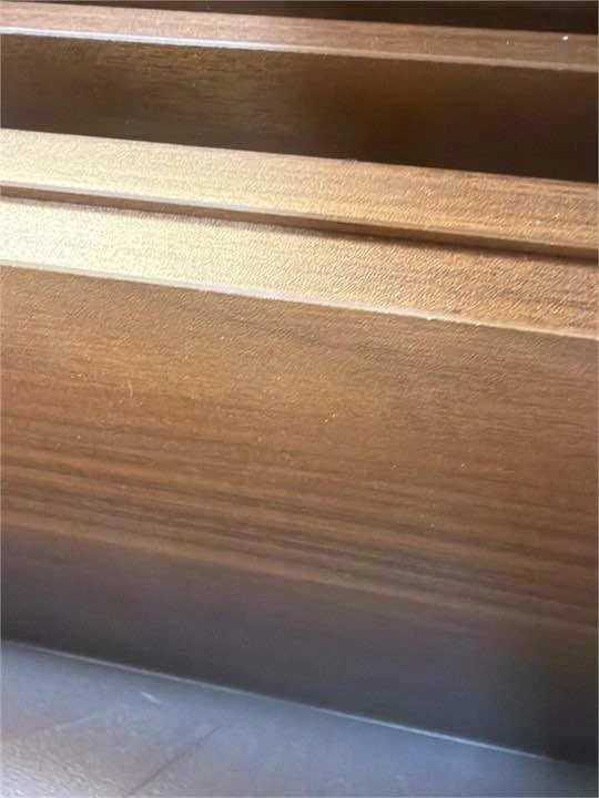 Mid-Century Modern Wood TV Stand with Storage - photo 5