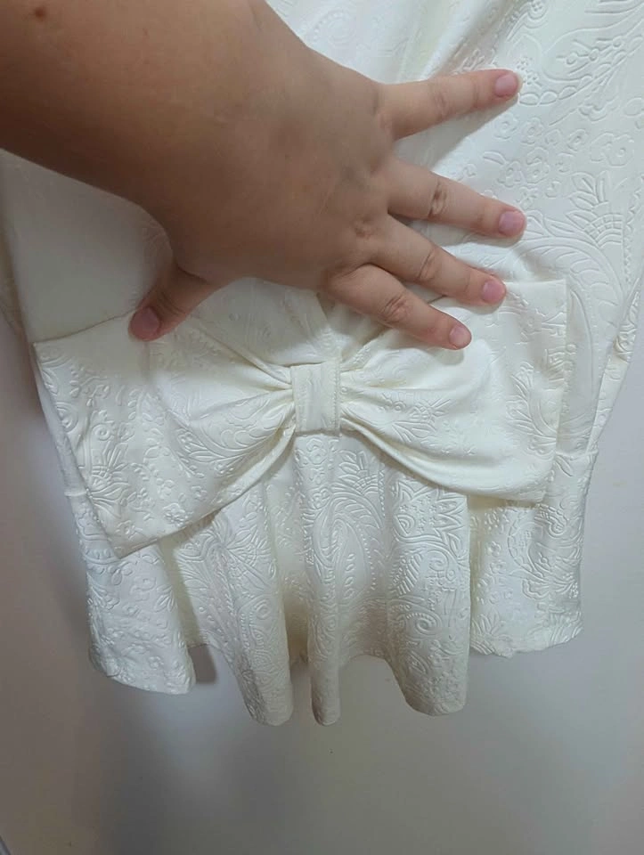 White Peplum Top - photo 4