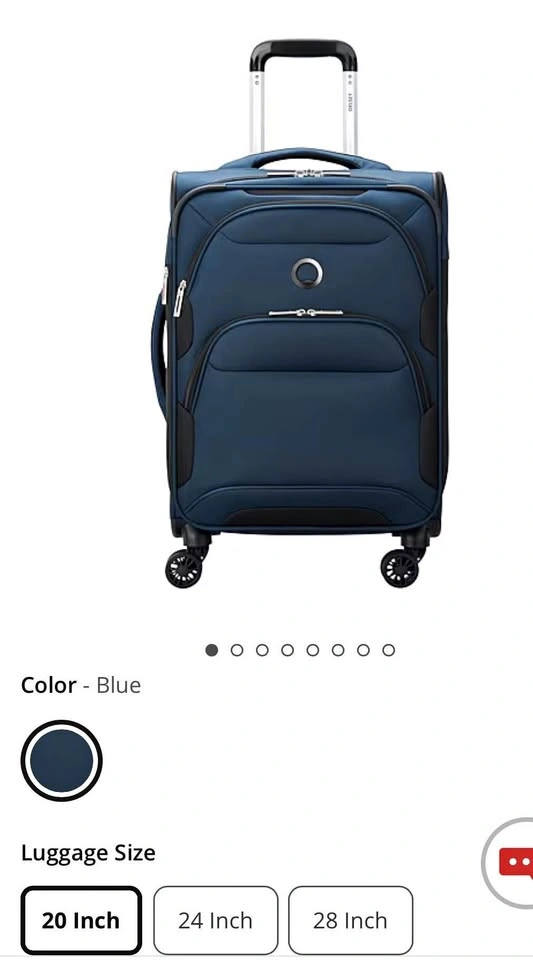 Brand new Delsey 20 Inch Spinner Luggage