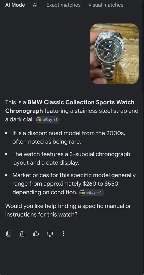 Mens BMW Watch (vintage model) - photo 5
