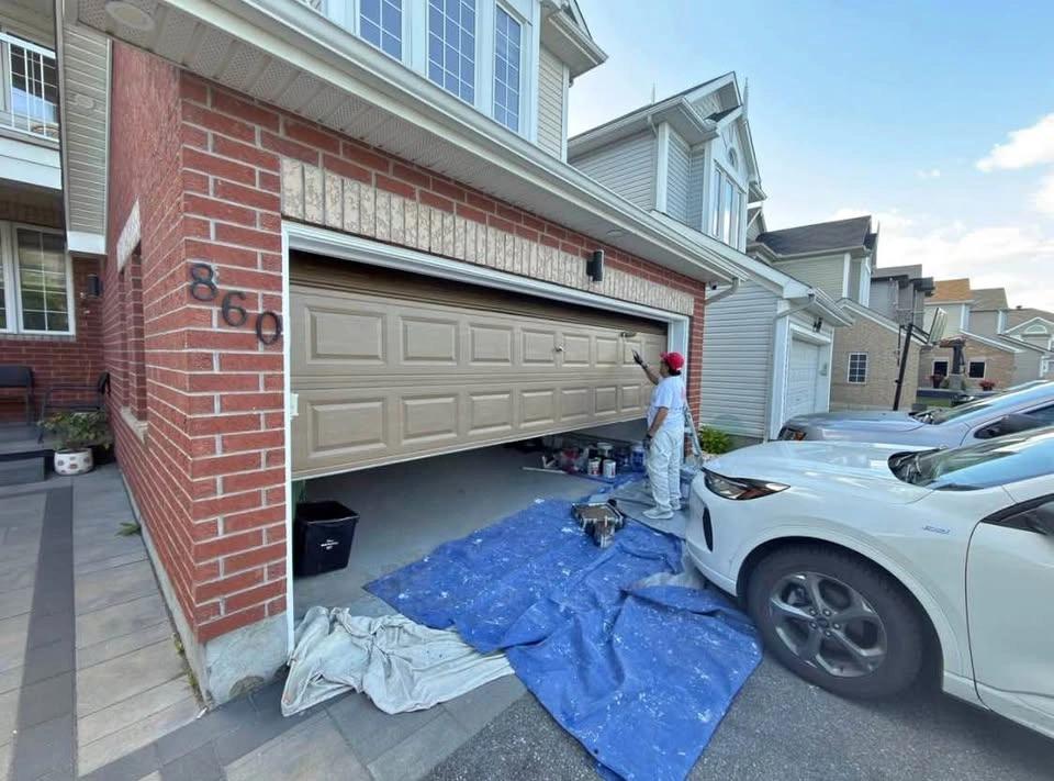 Garage door paint