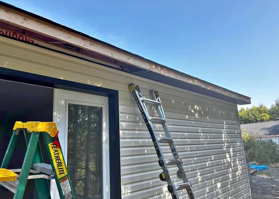 Siding, soffits, and gutters