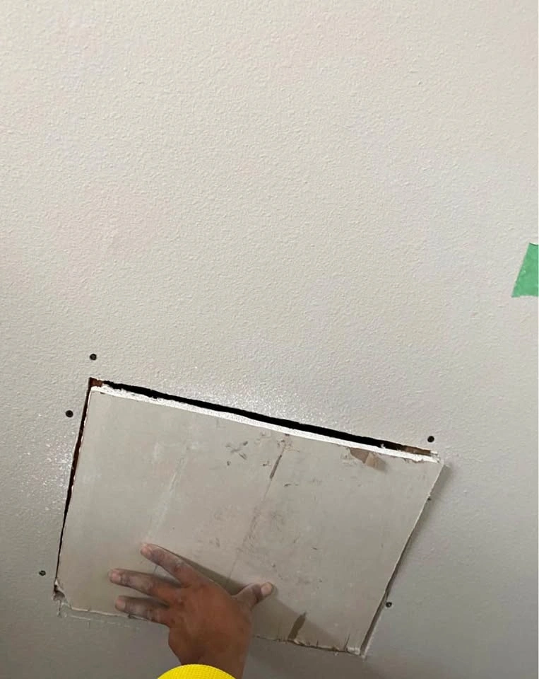Drywall holes