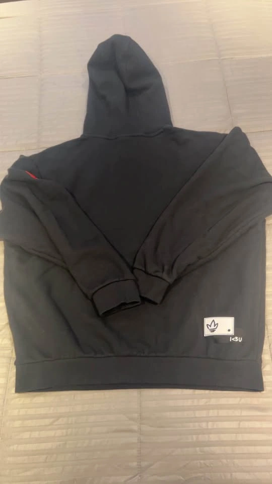 Black adidas I <3 u hoodie - photo 3