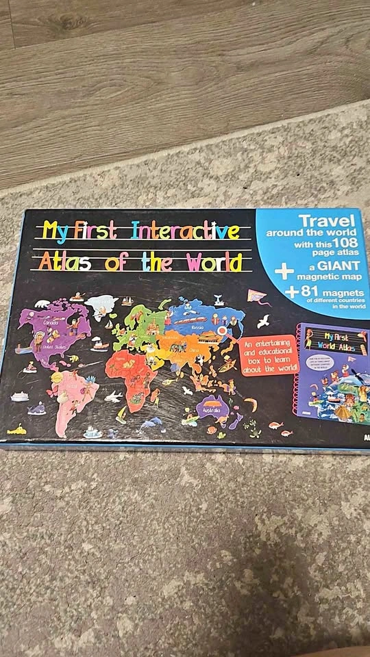 Auzou My First Interactive Atlas of the World