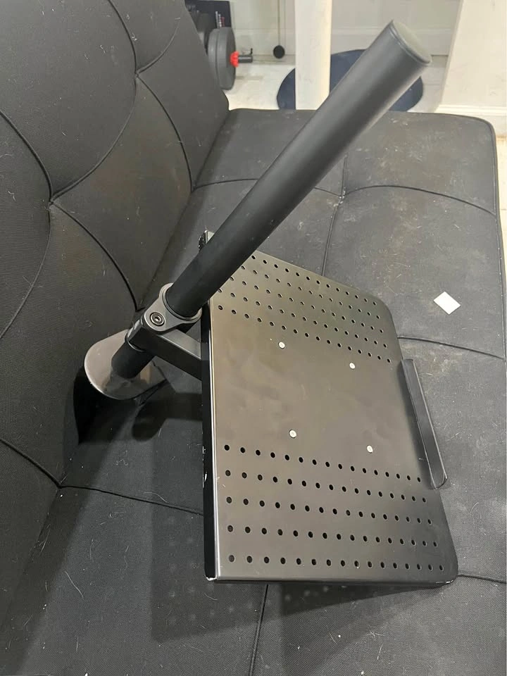 Black Metal Adjustable Laptop Arm Mount