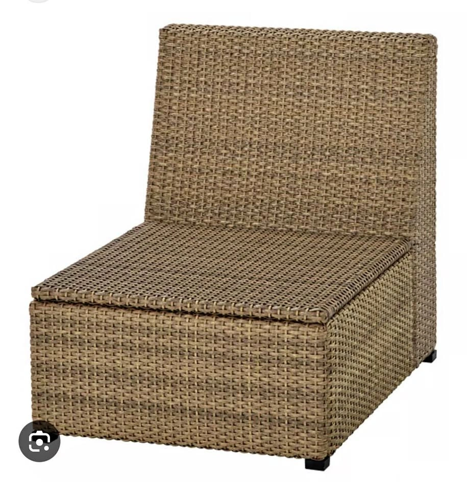 Two piece ikea solleron patio furniture lounger