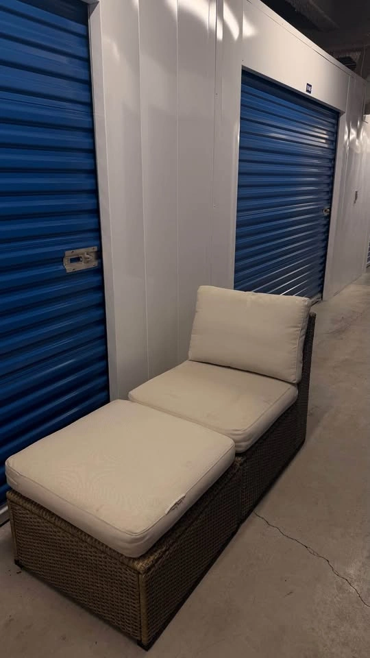 Two piece ikea solleron patio furniture lounger - photo 2