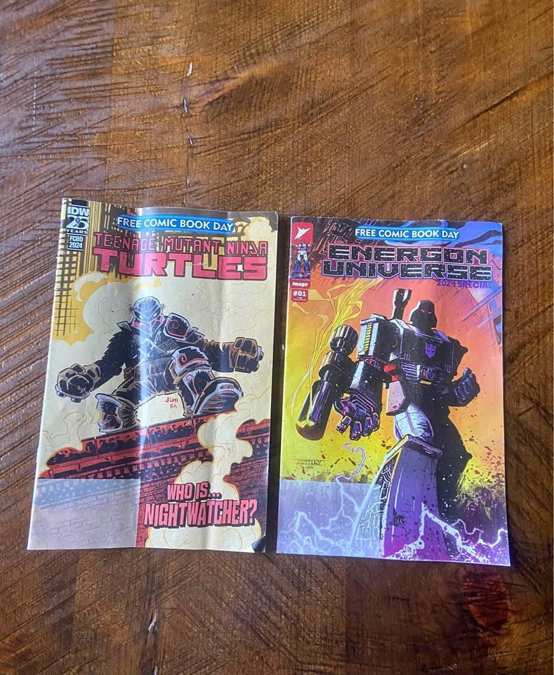 Free Comic Book Day 2024 TMNT and Energon Universe Comics