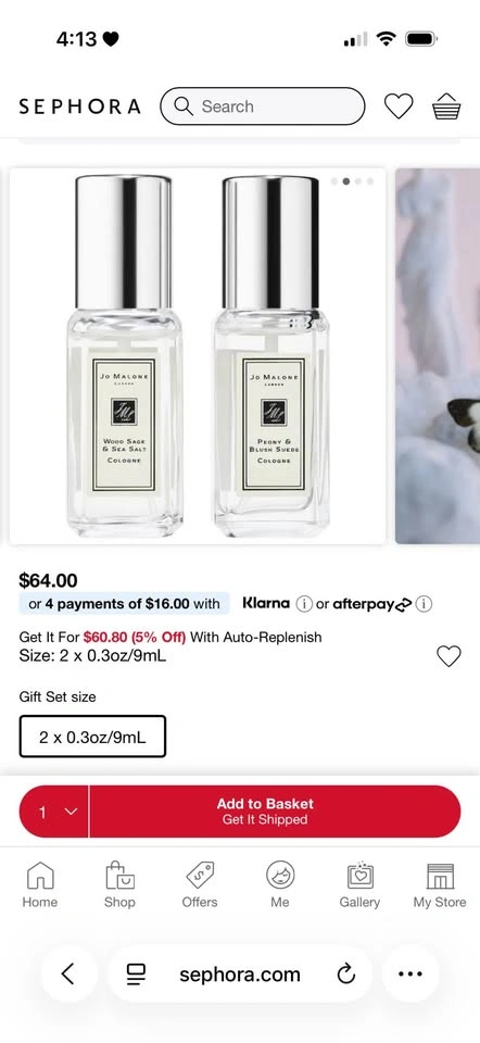 Jo Malone Cologne Travel Set - 2 x 9ml - photo 4