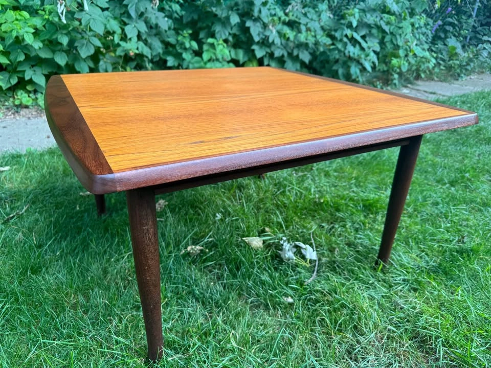 Mid-Century Modern Teak Square Coffee Table - photo 3