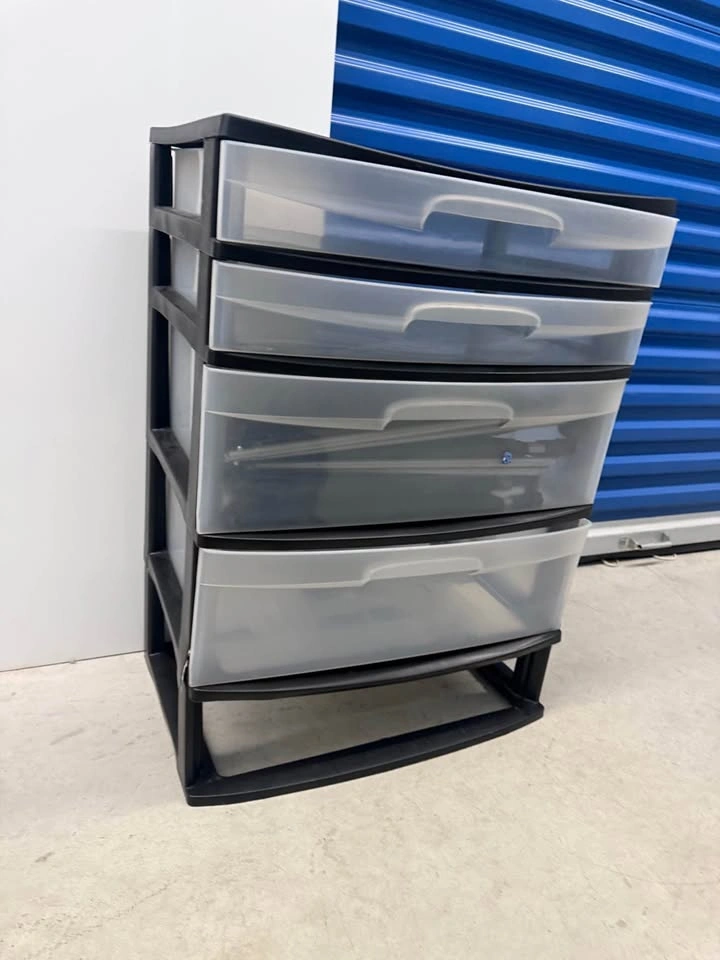 4-Drawer Plastic Storage Cart - photo 2