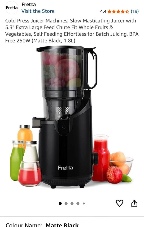 Fretta Cold Press Juicer Machine