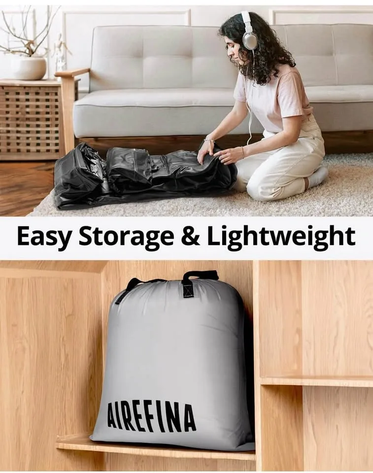 Airefina Full Size Air Mattress with Built-in Pump - photo 5