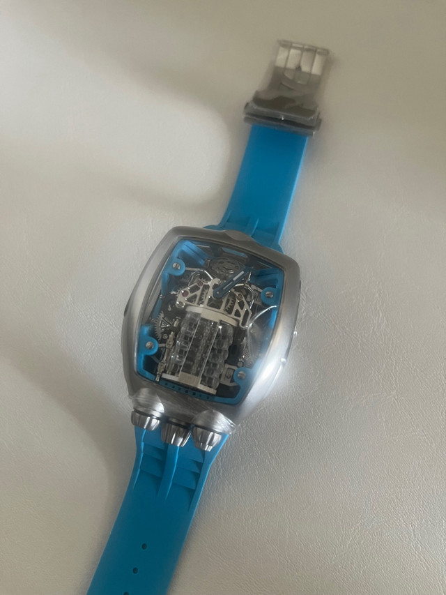Branded luxury watch.