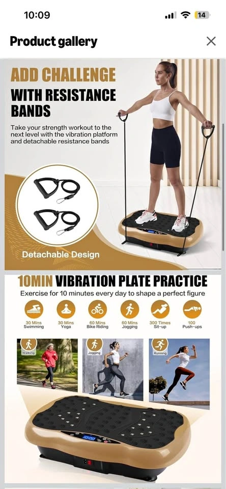 Vibration Plate Exercise Machine