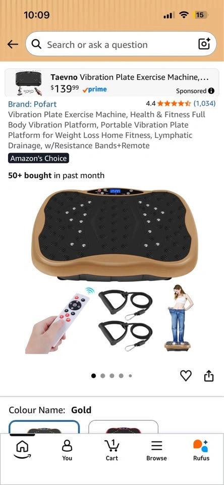 Vibration Plate Exercise Machine - photo 2