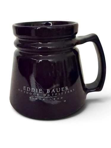 Eddie Bauer Outdoor Outfitters Blue Ceramic Travel Mug