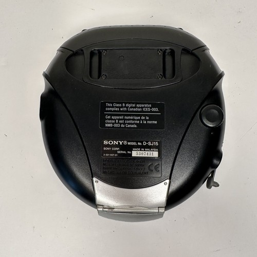 Sony Sports D-SJ15 Walkman Portable CD Player - parts only - photo 2