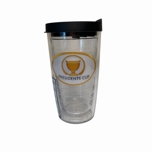Tervis Presidents Cup Golf Double Walled Clear Tumbler 16 Oz
