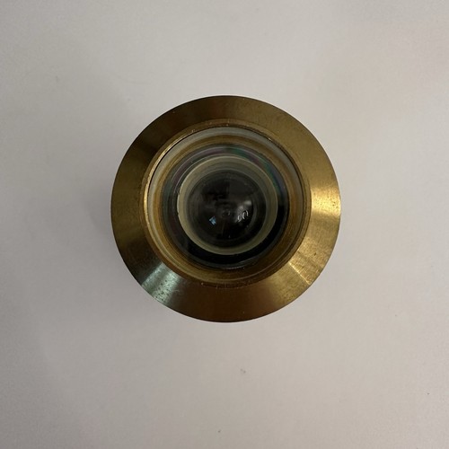 Door Eye Viewer 180 Degree Peephole Mirror Glass Brass - photo 3