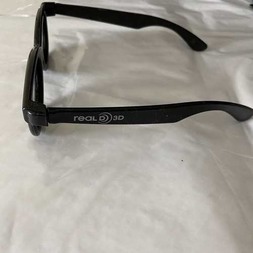 Lot of 5 Real D 3D Glasses Black Frame Passive - photo 2
