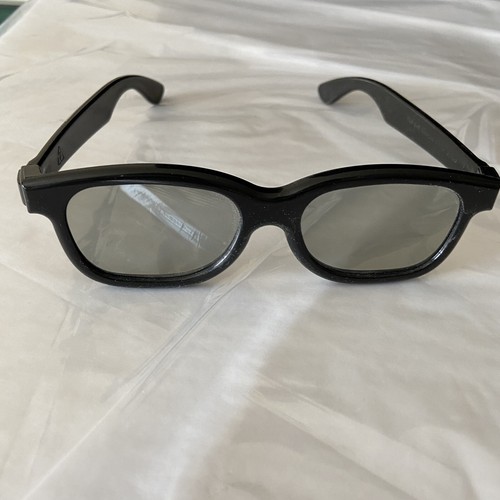 (Lot Of 2) Real D 3D Glasses Black Frame Passive Real D TV Movie - photo 3
