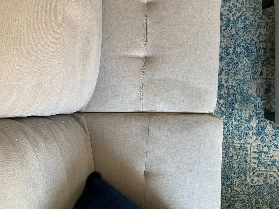 Wayfair Couch w/ Storage Ottoman - photo 2