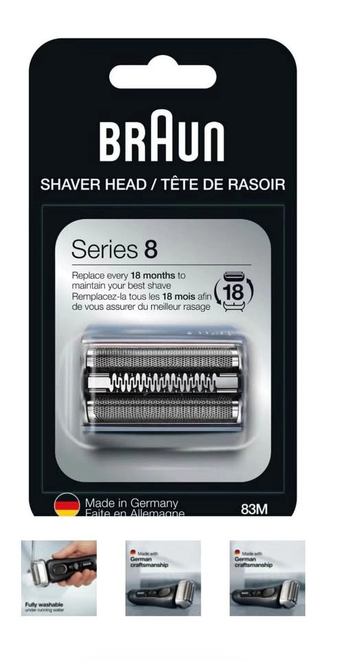 Braun Replacement Head Series 8 83M Silver - photo 2
