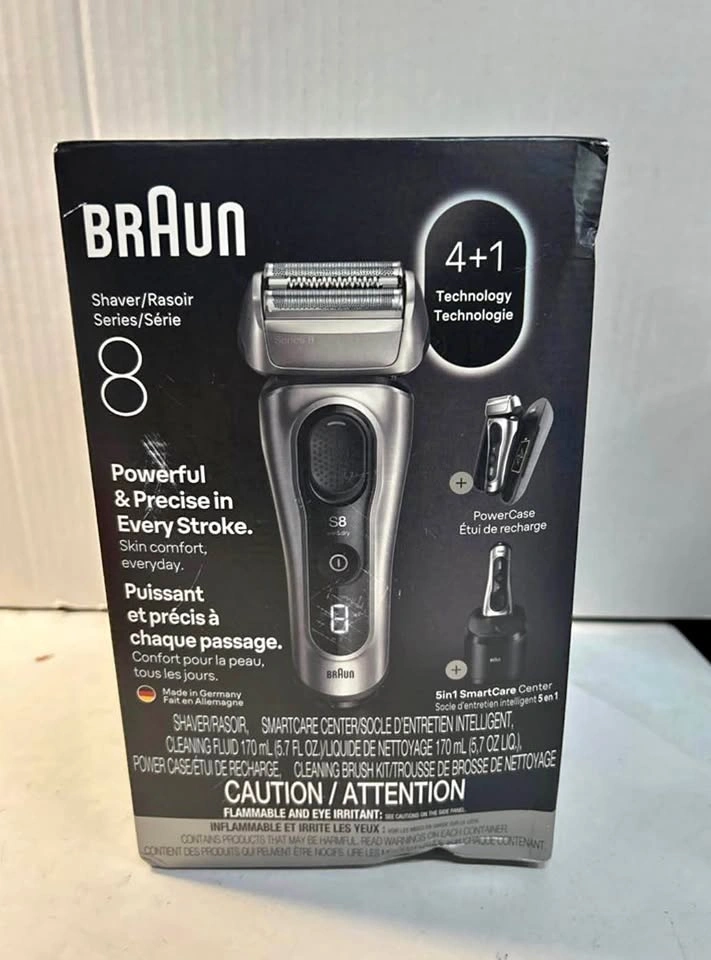 Braun Series 8 Electric Shaver 8577cc with PowerCase