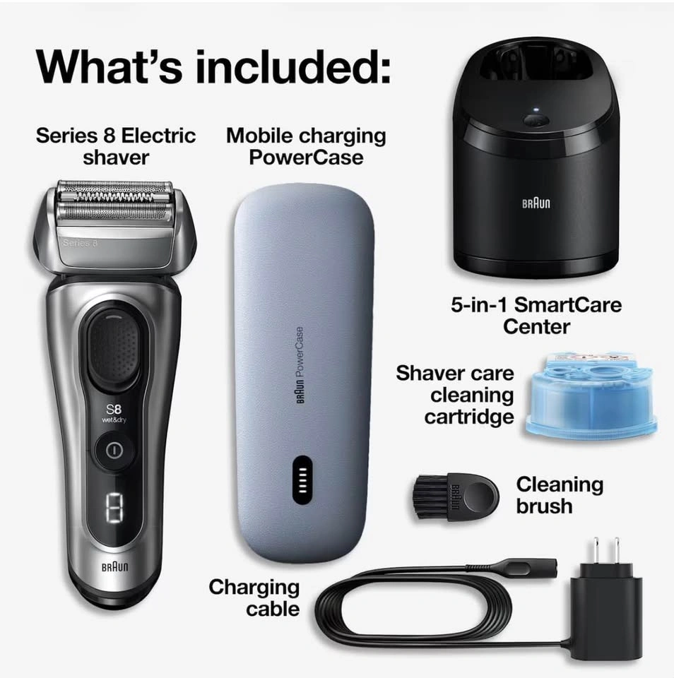 Braun Series 8 Electric Shaver 8577cc with PowerCase - photo 3
